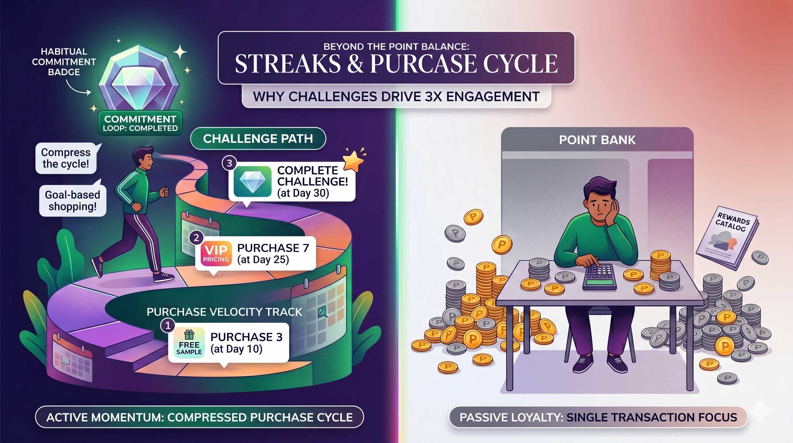 The Velocity of Value: How Streaks and Challenges Compress the Purchase Cycle